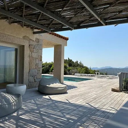 With Pool And Panoramic View Costa Smeralda 빌라 *
