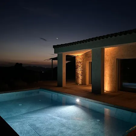 With Pool And Panoramic View Costa Smeralda 빌라 *